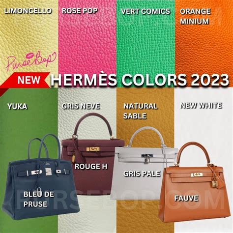 New Hermès Colors for 2023 .